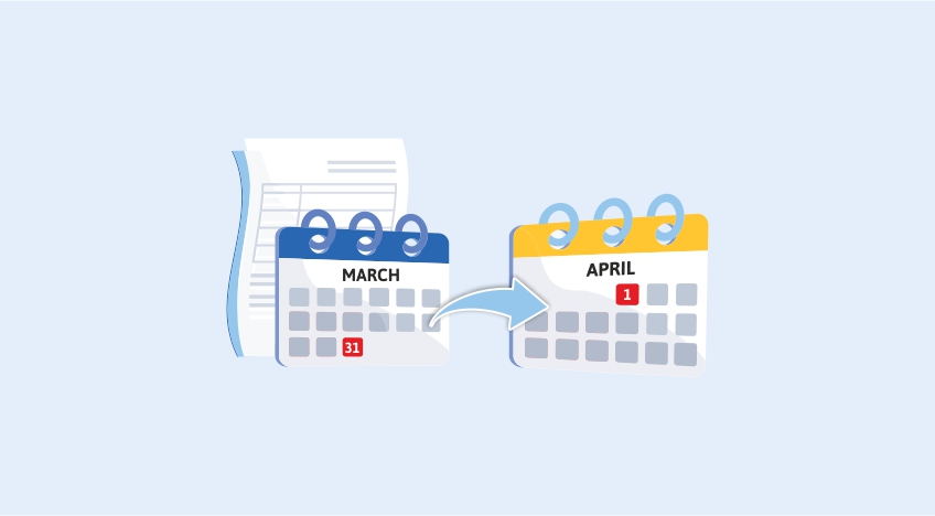 moving to new financial year